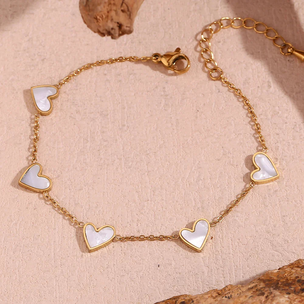 Sunlit Heart Bracelet