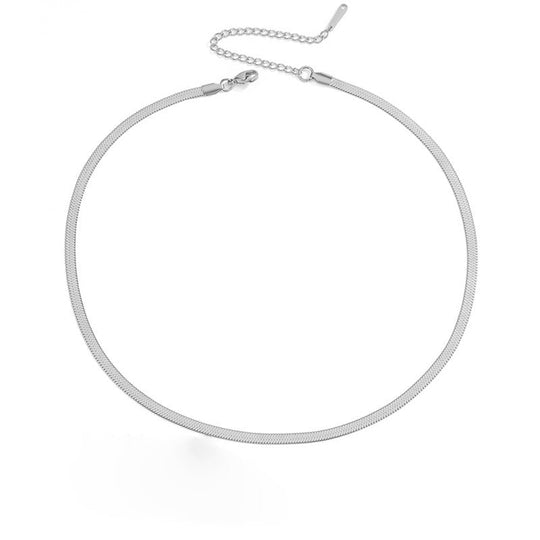 Stella Herringbone Chain Necklace