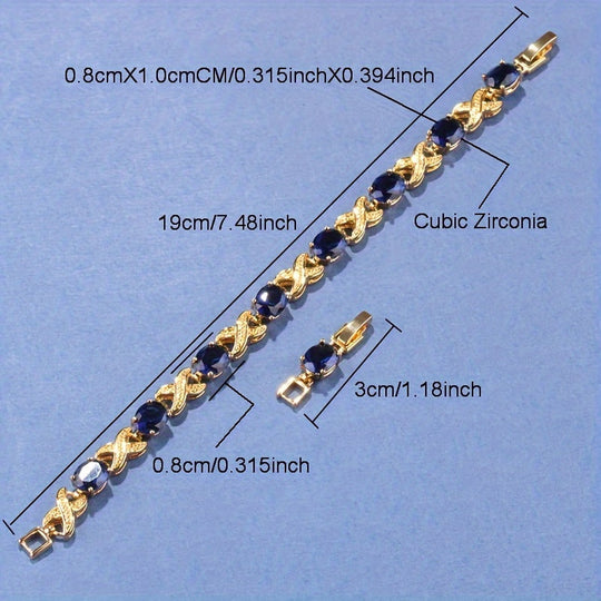 Classic Multicolor Tennis Bracelet
