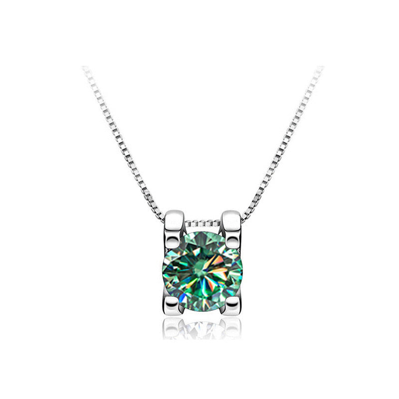 Moissanite Pendant Necklace
