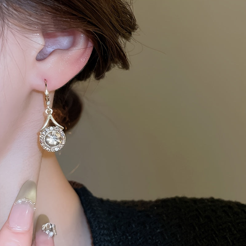 Elegant Cherry Blossom Hoop Earrings