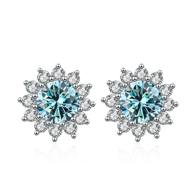 Sunflower Shape Stud Earrings