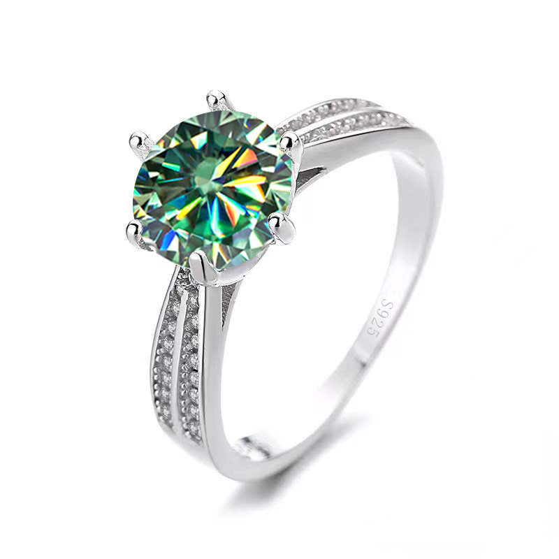 Moissanite Engagement Ring