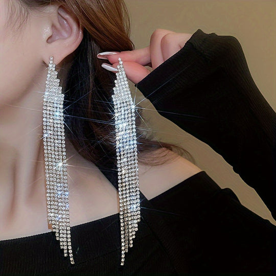 Sparkling Elegant Luxury Bling Tassel