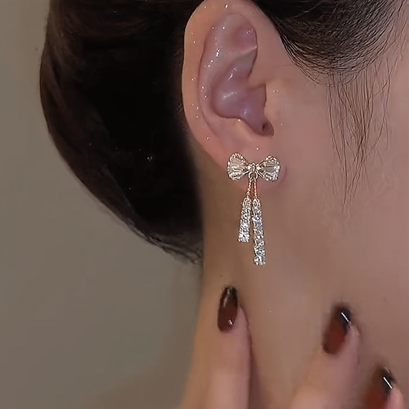 Luxury Zirconia Drop Earrings