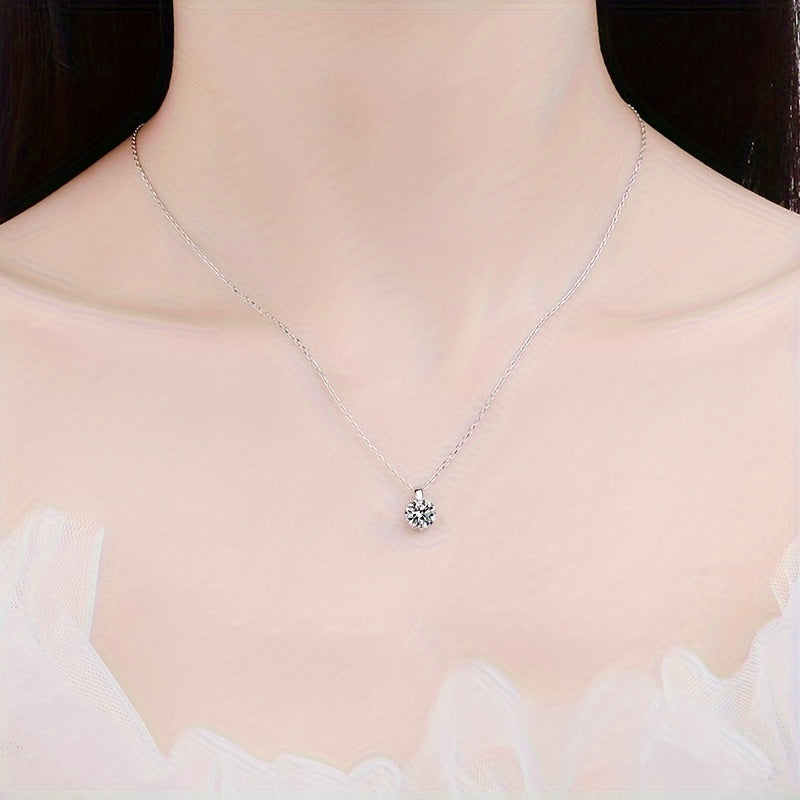 Elegant Multi-Color Moissanite Necklace