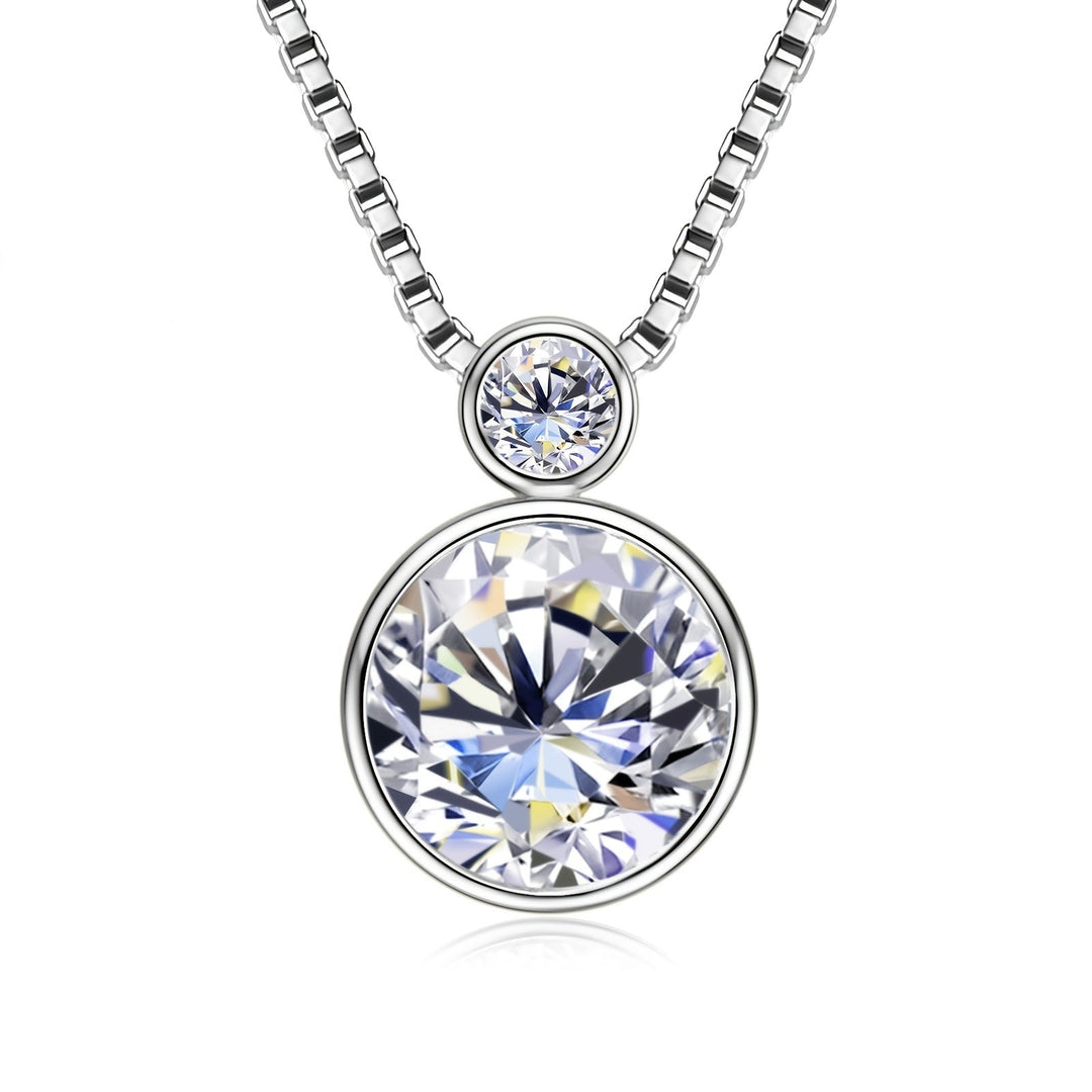 Elegant Moissanite Pendant Necklace