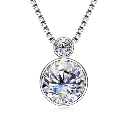 Elegant Moissanite Pendant Necklace