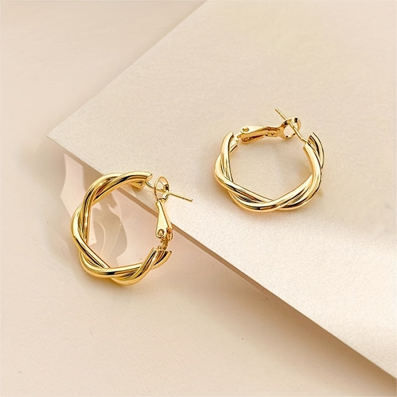 Simple Twist Earrings