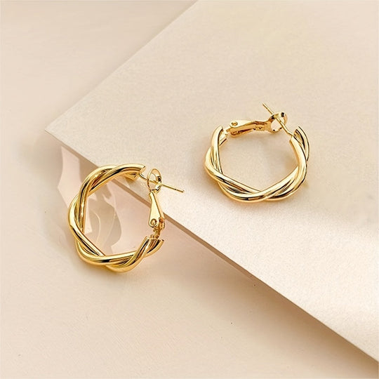 Simple Twist Earrings