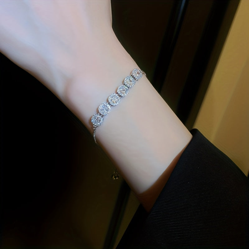 Square Zirconia Bracelet