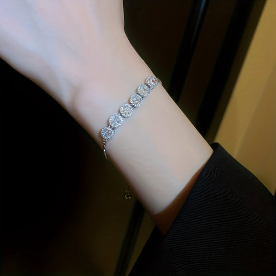 Square Zirconia Bracelet