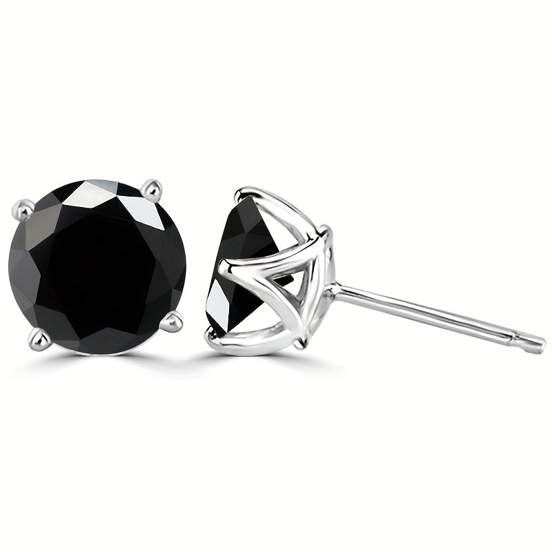 Genuine Moissanite Stud Earrings