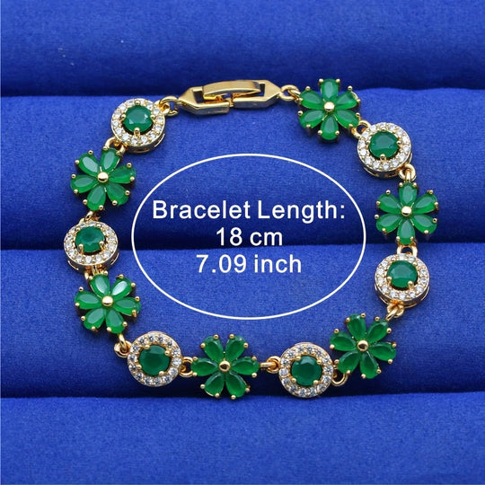 Vintage Elegant Flower Link Chain