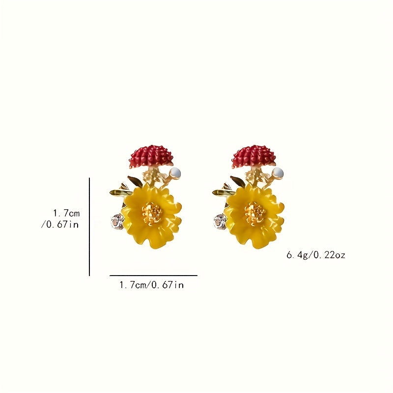 Chunky Enamel Hoop Earrings