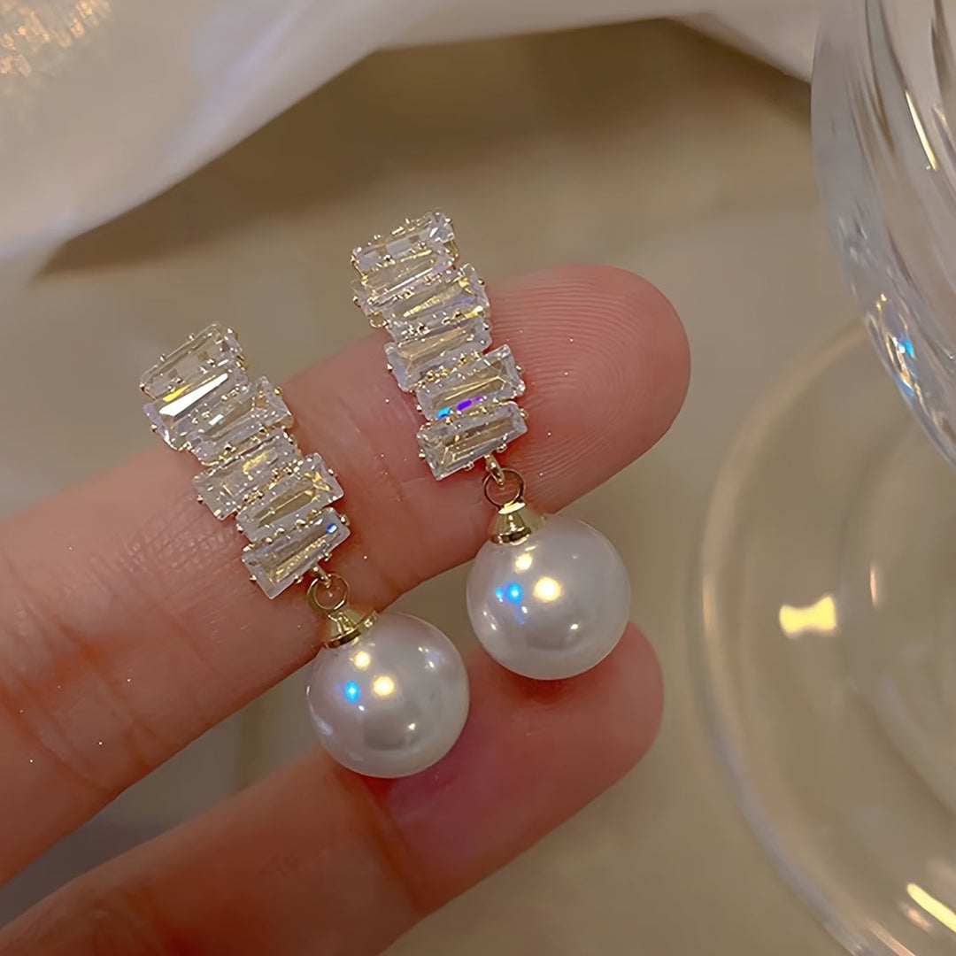 Elegant Geometric Drop Earrings for Women