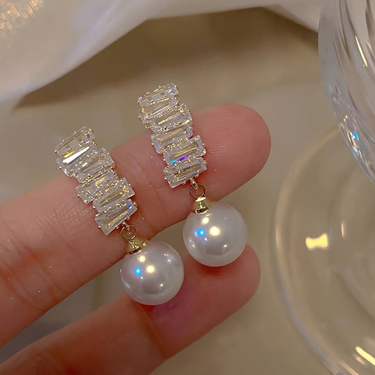 Elegant Geometric Drop Earrings for Women