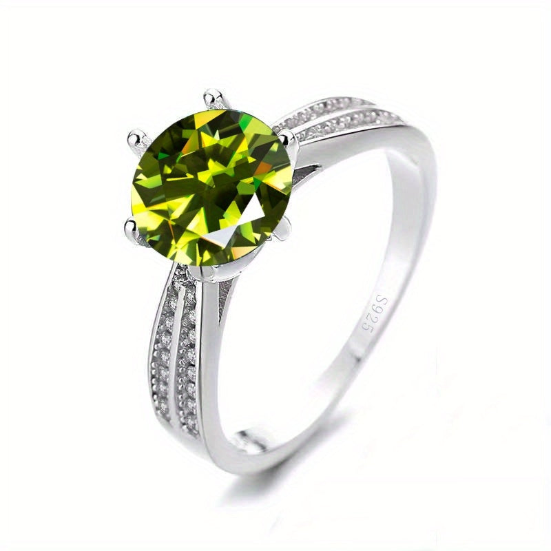 Moissanite Engagement Ring