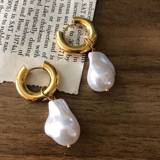 Vintage Pearl Drop Earrings