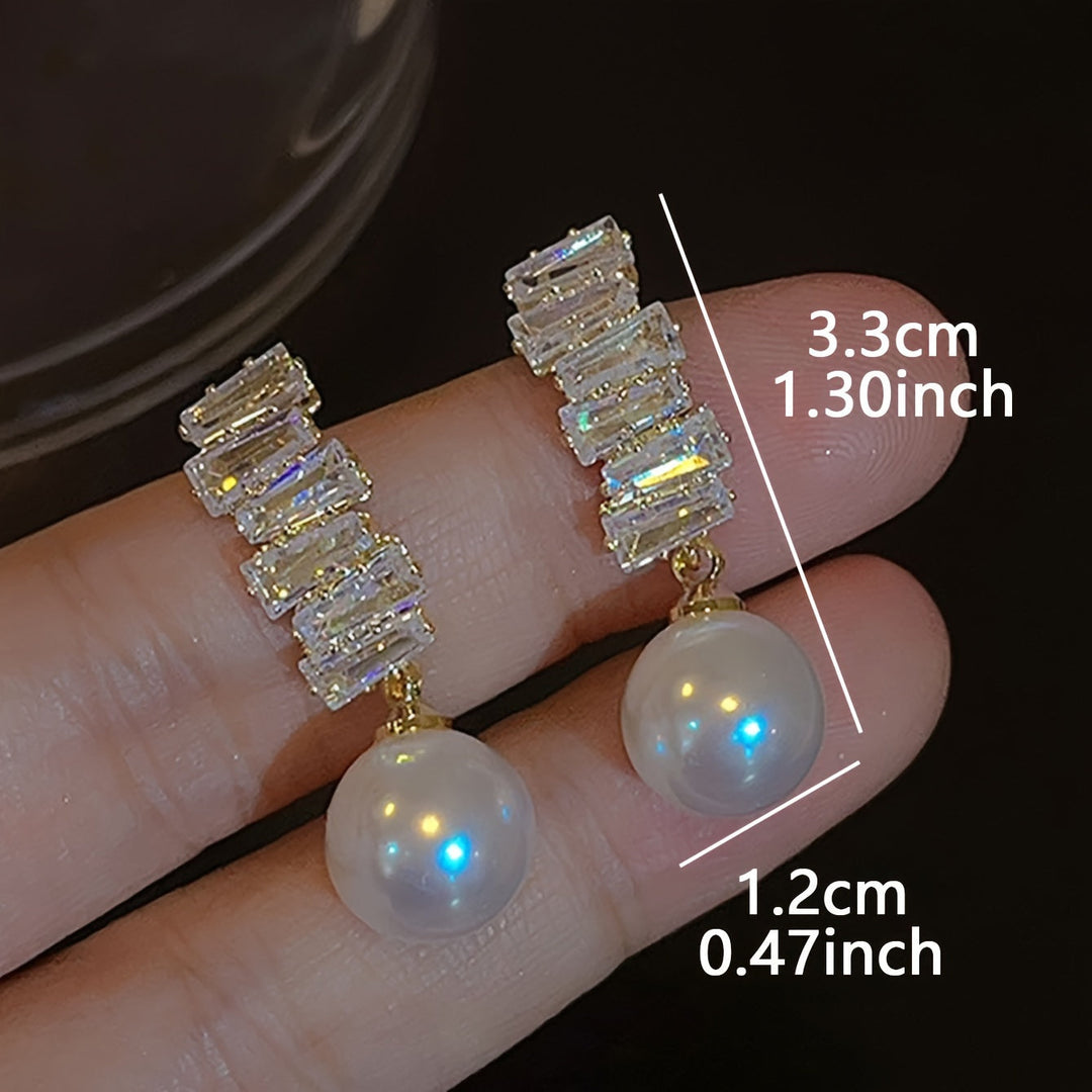 Elegant Geometric Drop Earrings for Women