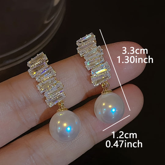 Elegant Geometric Drop Earrings for Women