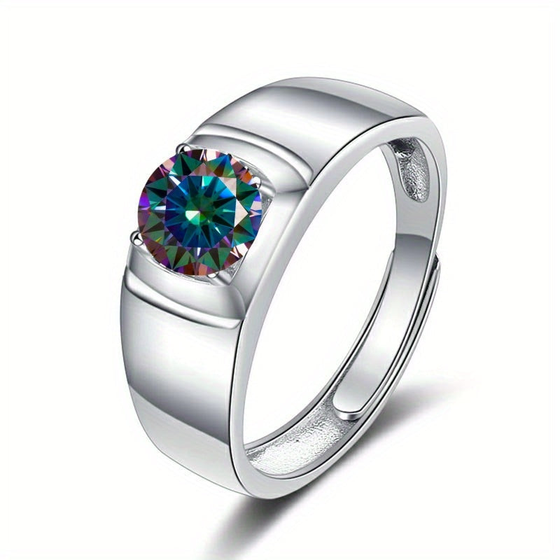 Retro Adjustable Moissanite Ring
