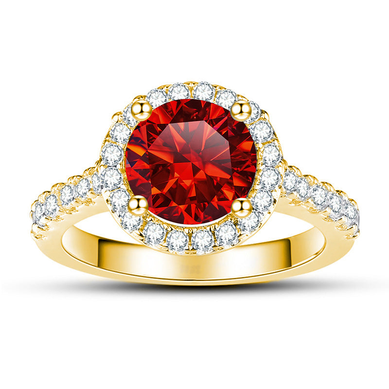 Luxury Moissanite Engagement Ring
