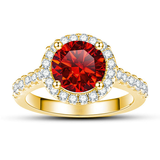 Luxury Moissanite Engagement Ring