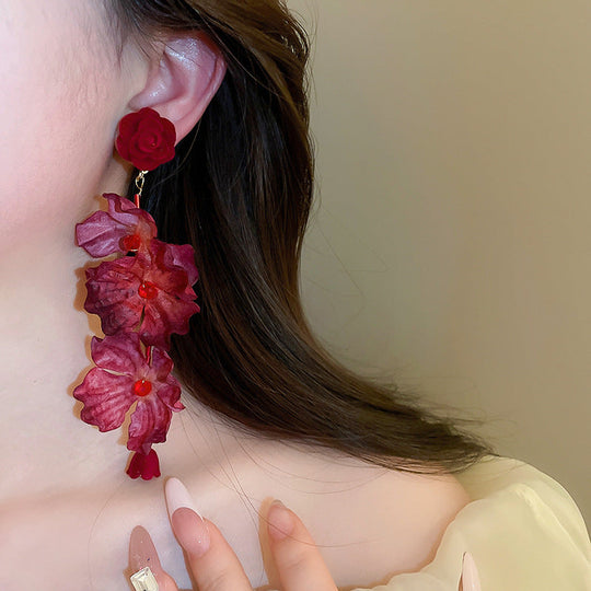 Vintage Rose Earrings