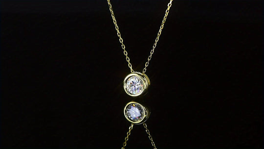 Elegant 925 Silver Moissanite Pendant Necklace