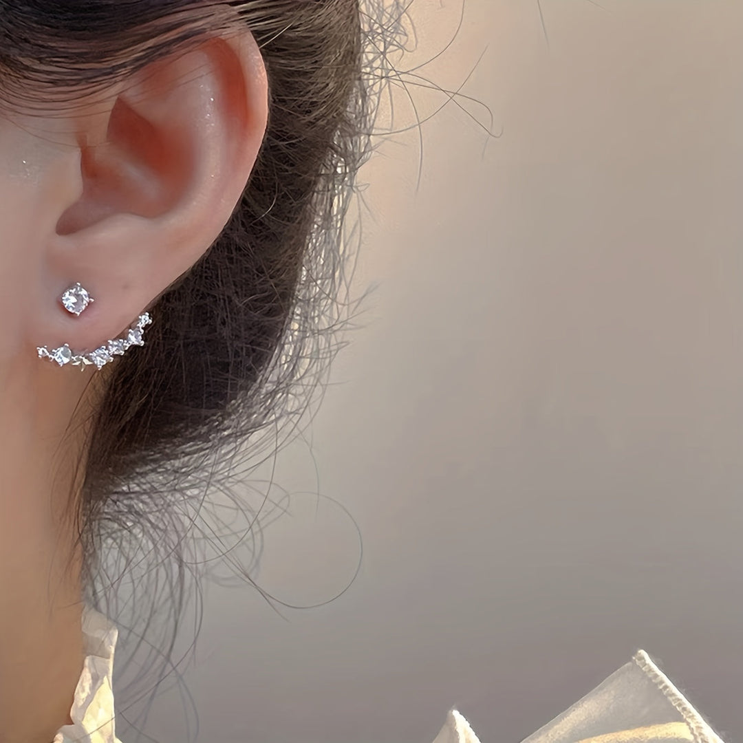 Elegant French Vintage-Inspired Stud Earrings