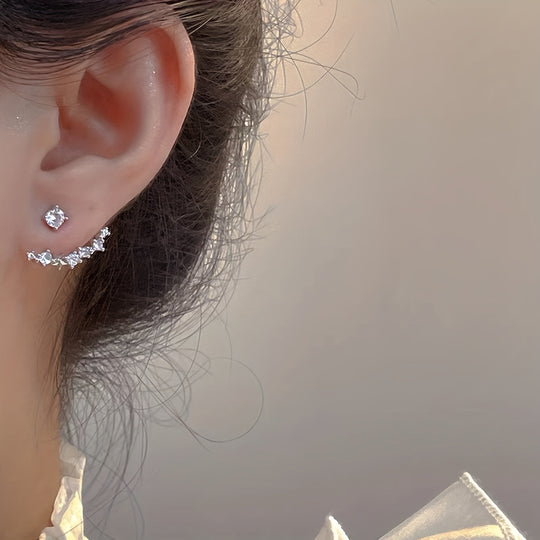 Elegant French Vintage-Inspired Stud Earrings