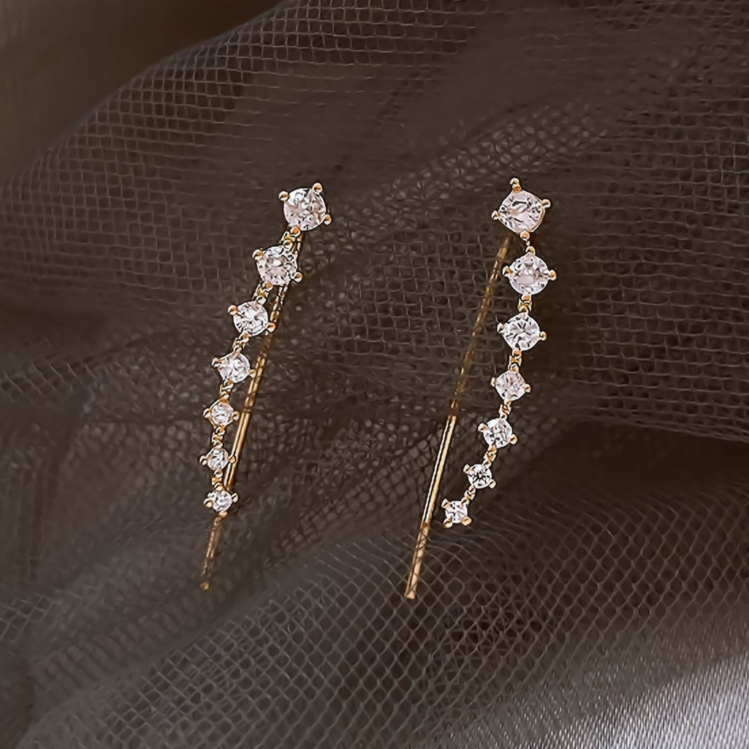 Elegant Vintage-Inspired Zinc Earrings