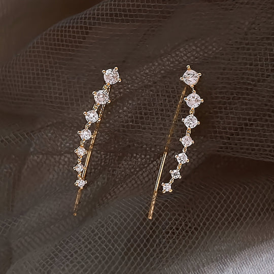 Elegant Vintage-Inspired Zinc Earrings