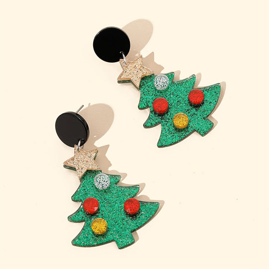 Christmas Dangle Earrings