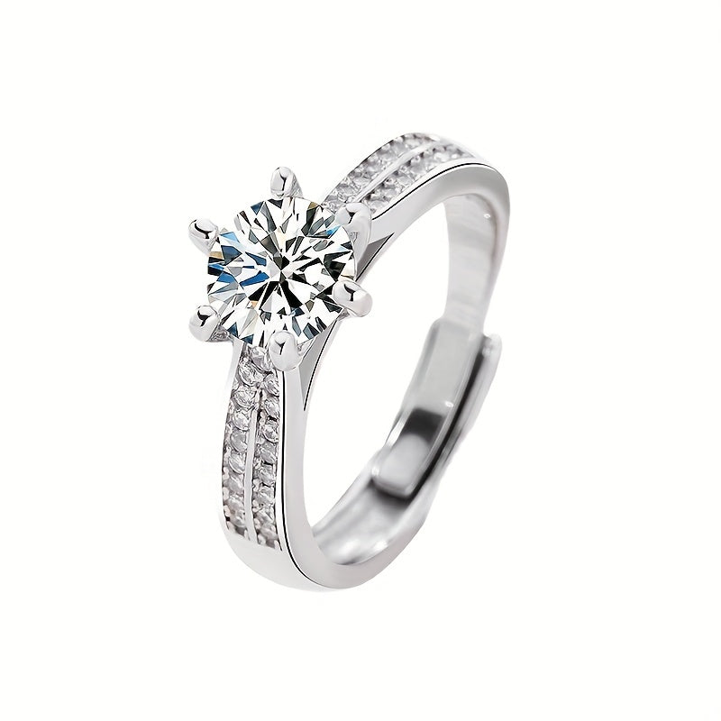 Moissanite Engagement Ring