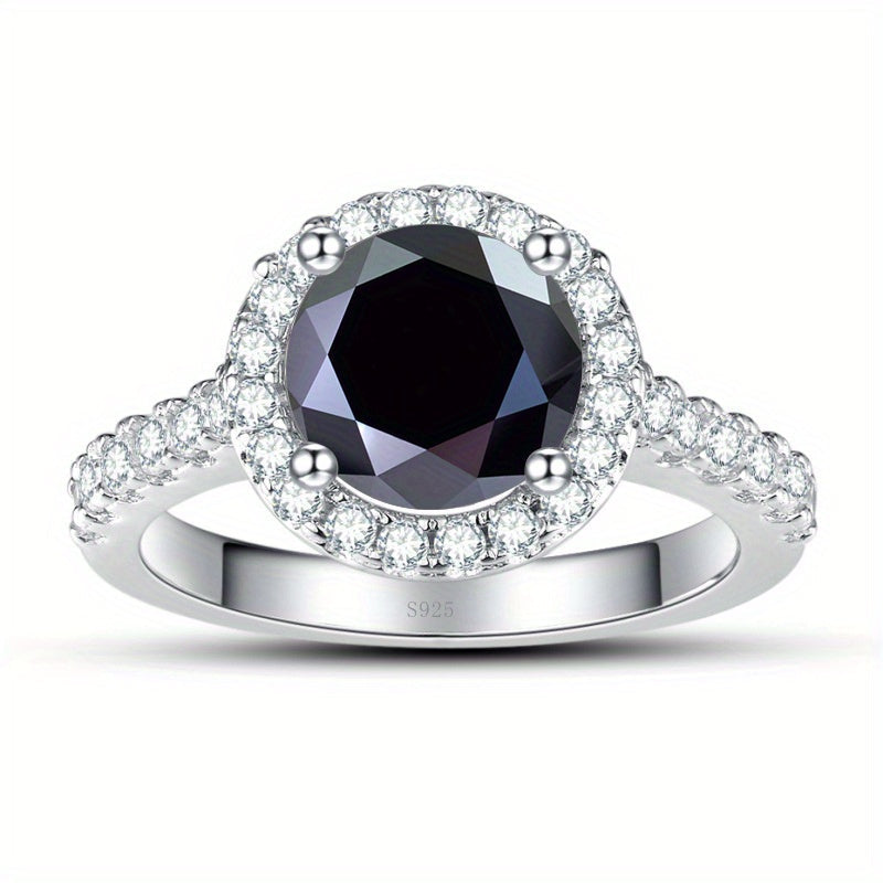 Sterling Moissanite Ring