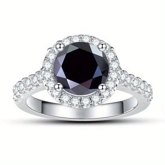 Sterling Moissanite Ring