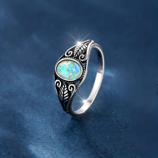 Vintage Boho Style Sterling Silver Ring
