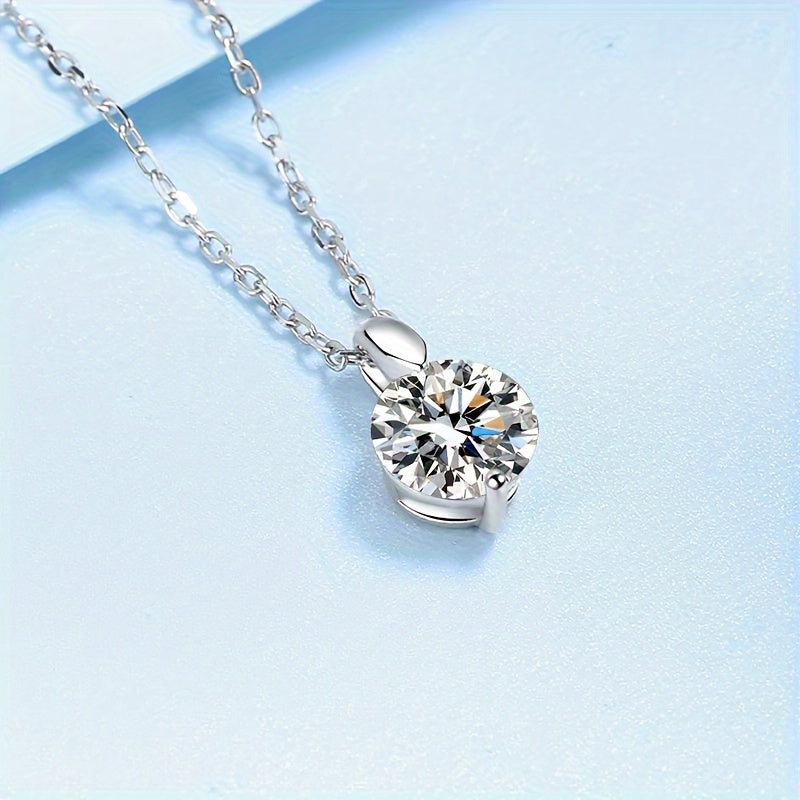 Elegant Multi-Color Moissanite Necklace