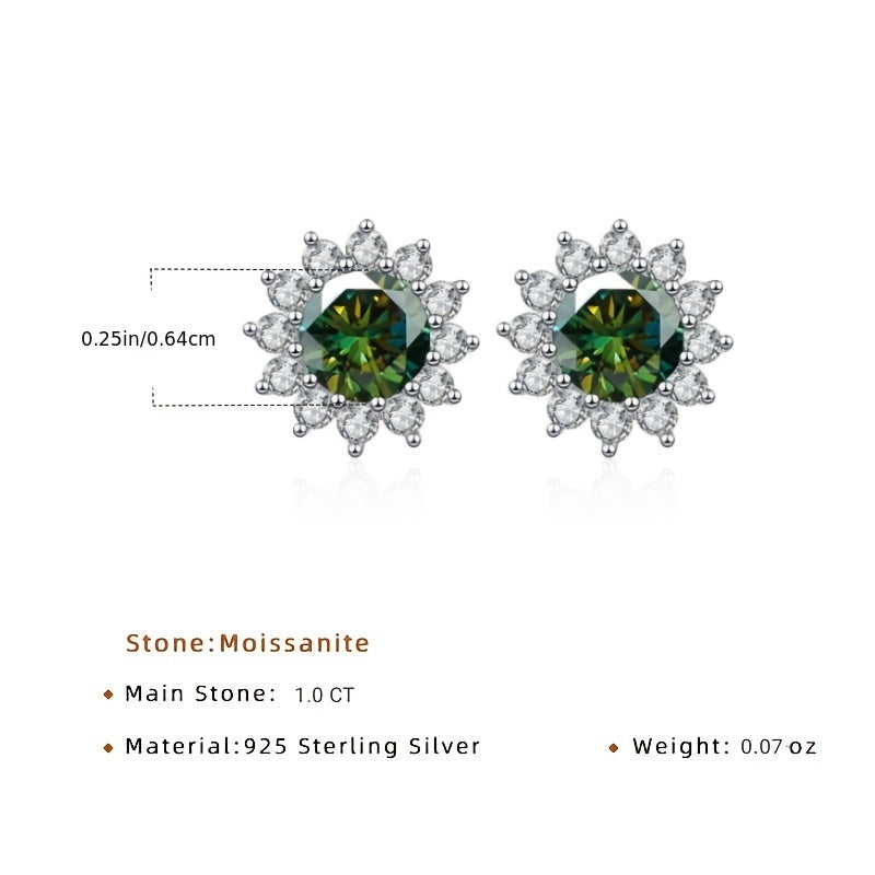 Sunflower Shape Stud Earrings