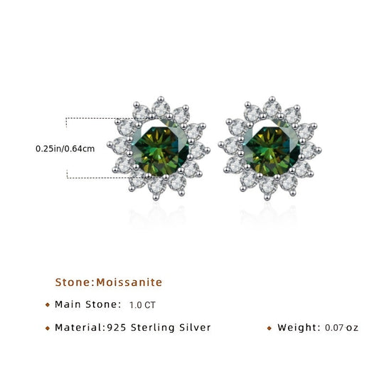 Sunflower Shape Stud Earrings