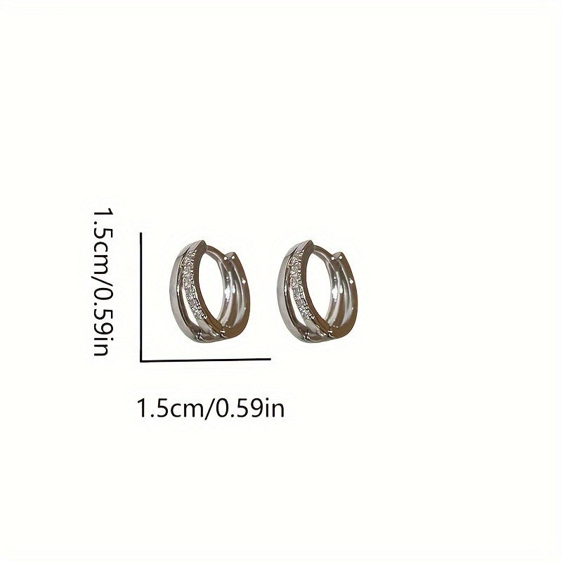 Elegant French-Inspired Violet Dangle Earrings