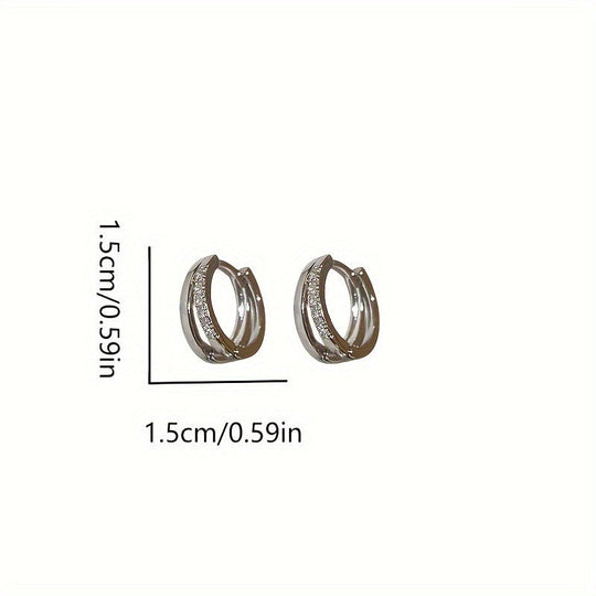 Elegant French-Inspired Violet Dangle Earrings