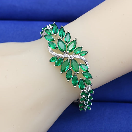 Luxury Elegant Multicolor Zirconia Bracelet