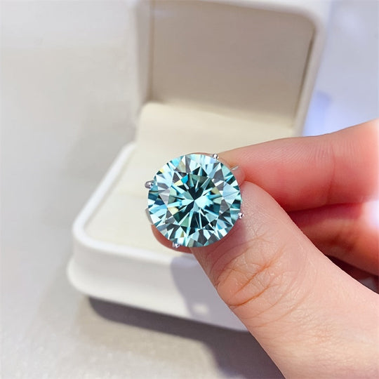 Timeless Radiant Moissanite Ring