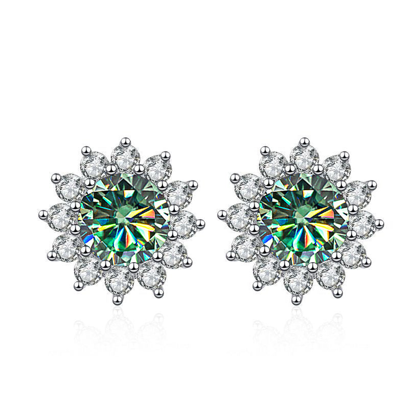 Sunflower Shape Stud Earrings