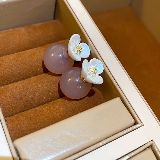 Resin Flower Earrings