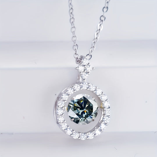 Moissanite Clavicle Chain Necklace