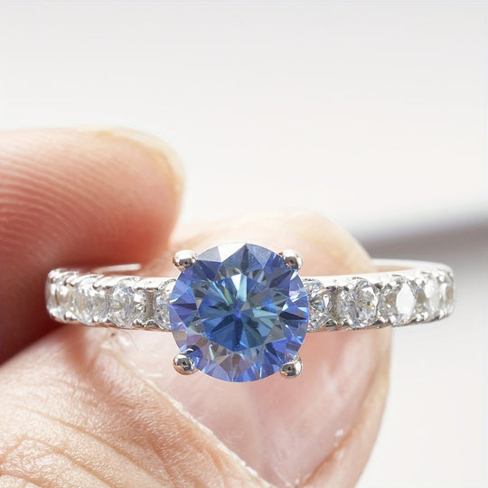 Moissanite Elegant Engagement Ring